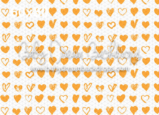 Orange Hearts
