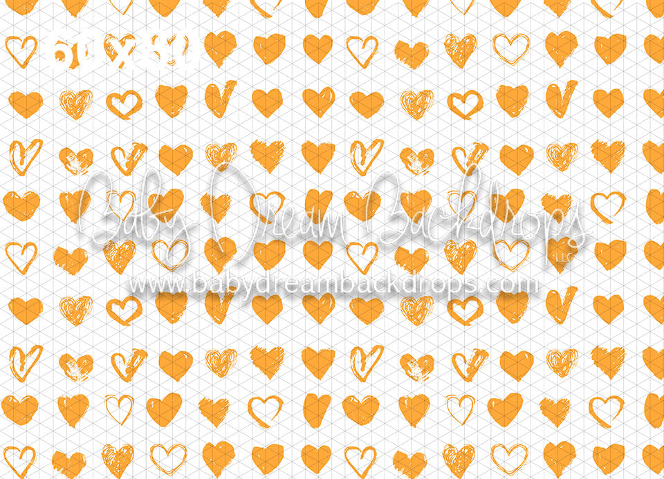 Orange Hearts