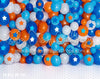 Orange and Blue Balloon Stars Wall (BA)