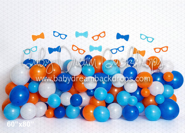 Orange and Blue Nerdy Balloon Party (BA)