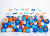 Orange and Blue Nerdy Star Balloon Party (BA)