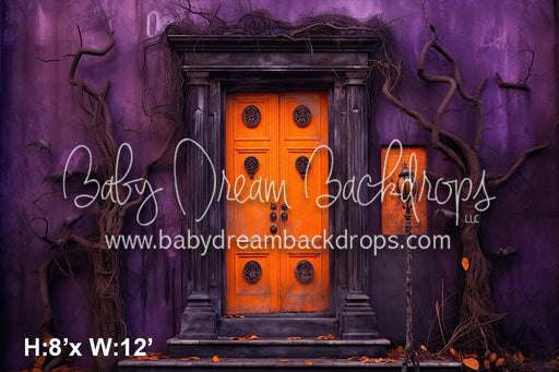 Orange Halloween Door (SM)