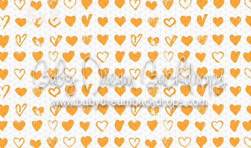 Orange Hearts