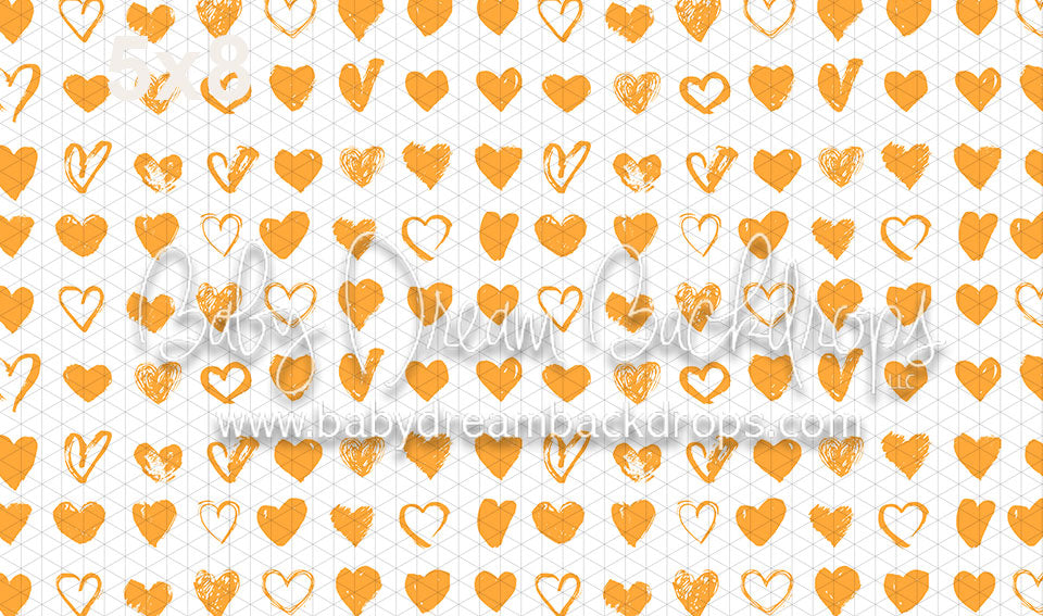 Orange Hearts