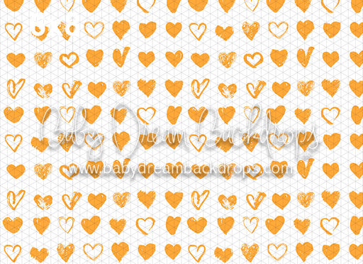 Orange Hearts