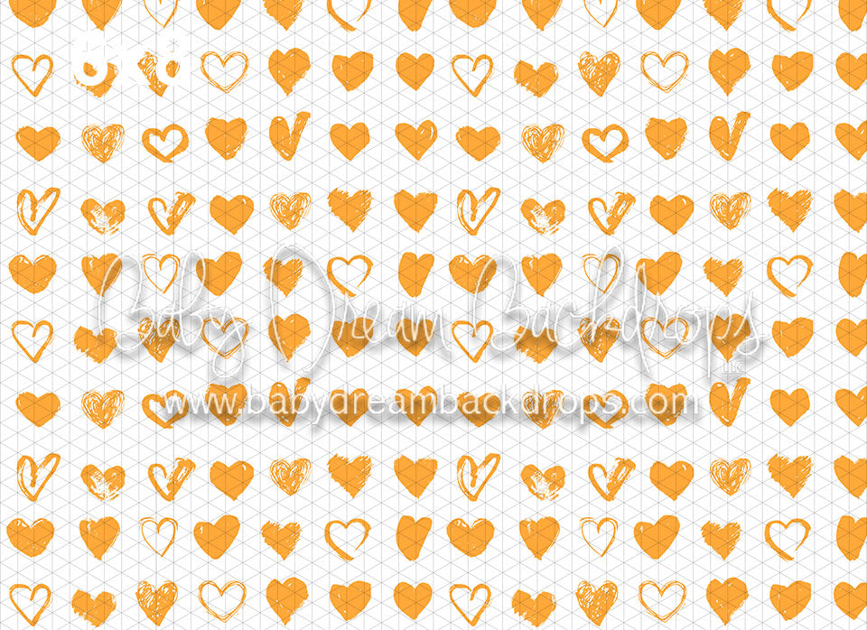 Orange Hearts