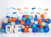 Orange and Blue Nerdy Balloon Party ONE (BA)