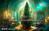 Ornate Green Christmas Room (SM)