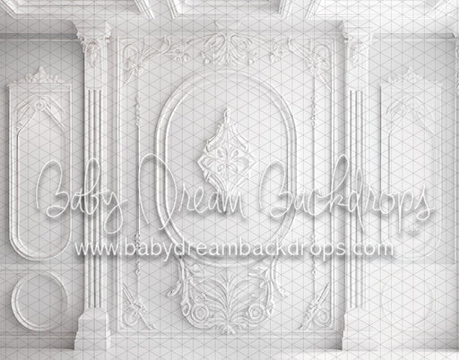Ornate White Wall (MD)
