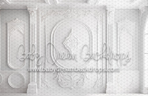 Ornate White Wall (MD)