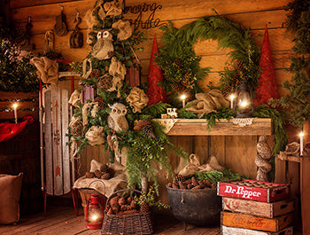 Owl Be Home for Christmas - 60Hx80W - AW  