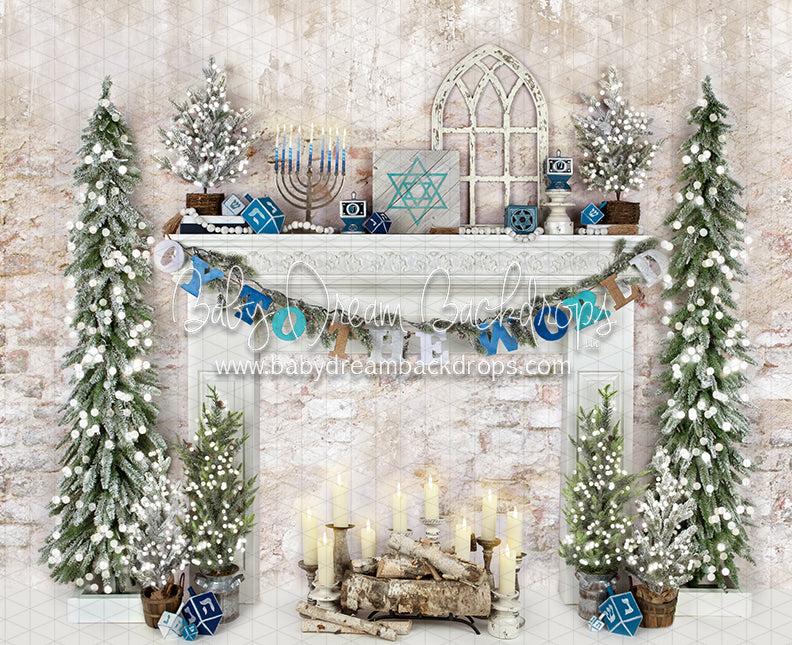 Oy to the World Mantel Lights (Trees)