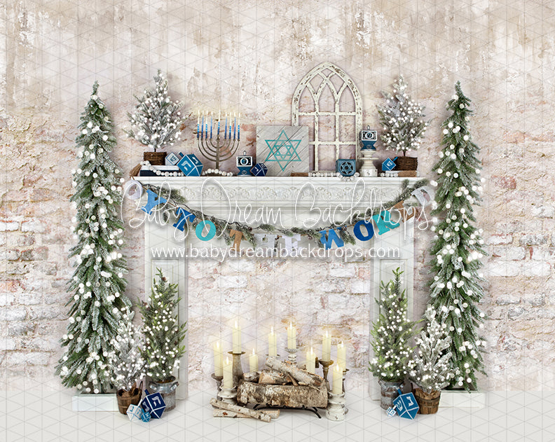 Oy to the World Mantel Lights (Trees)