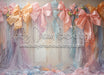 Painted Pastel Bows Wall (MD)