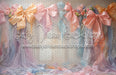 Painted Pastel Bows Wall (MD)