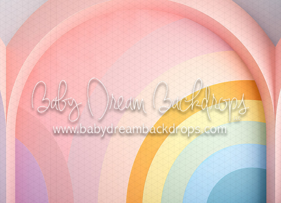 Painted Rainbow Arch Wall (MD)