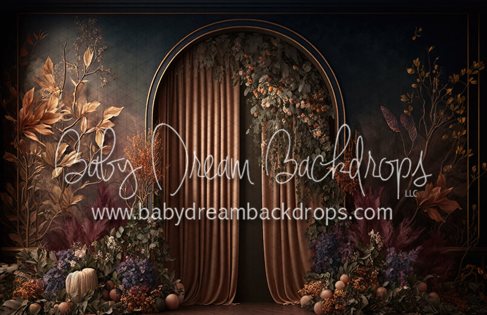 Painted Autumn Foliage Wall (MD)