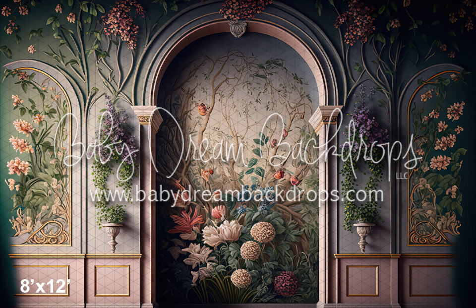 Painted Blooming Floral Wall (MD)