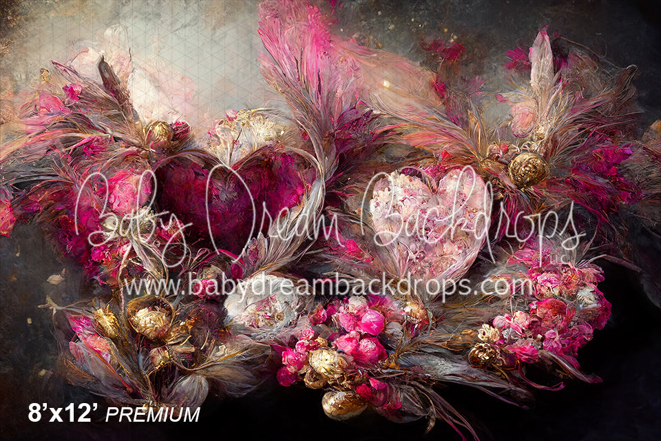 Painted Feather Valentine (SM)