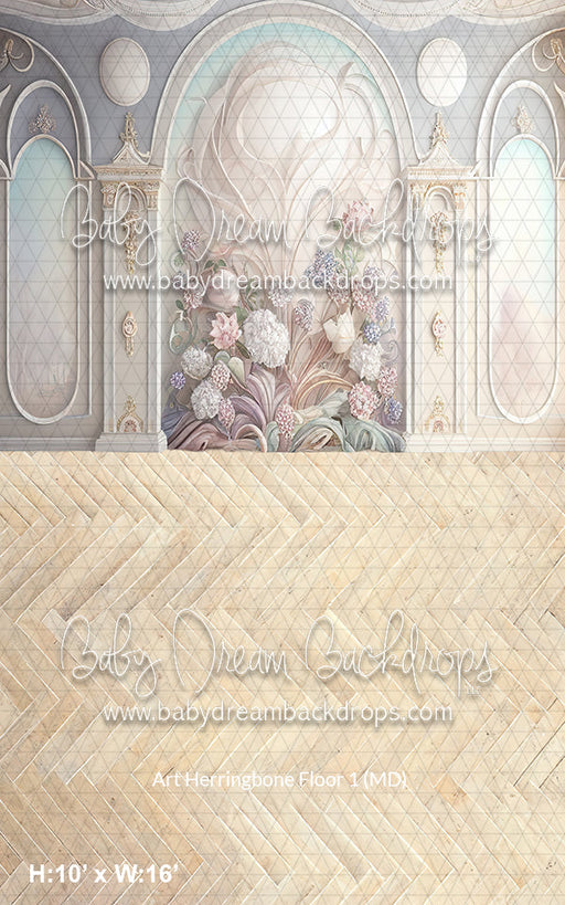 Painted Pastel Elegance Blooms Sweep (MD)