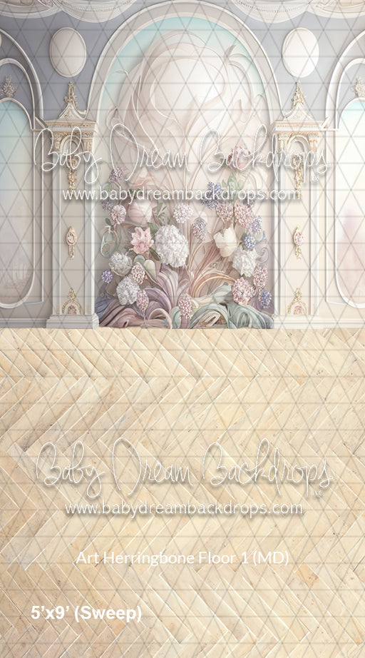 Painted Pastel Elegance Blooms Sweep (MD)