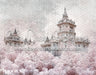 Painted Pastel Floral Castle (SM)