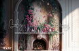 Painted Pink Spring Fireplace (MD)