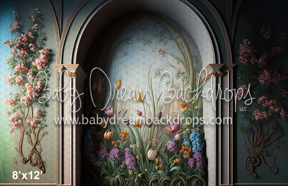 Painted Spring Elegance Wall (MD)