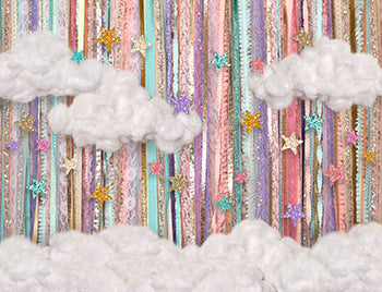 Party Fluff w/ Stars 6x8ft BD  
