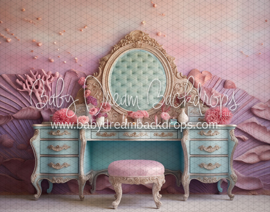 Pastel Mermaid Vanity Sweep (MD)