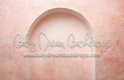 Pastel Pink Textured Arch Wall (MD)
