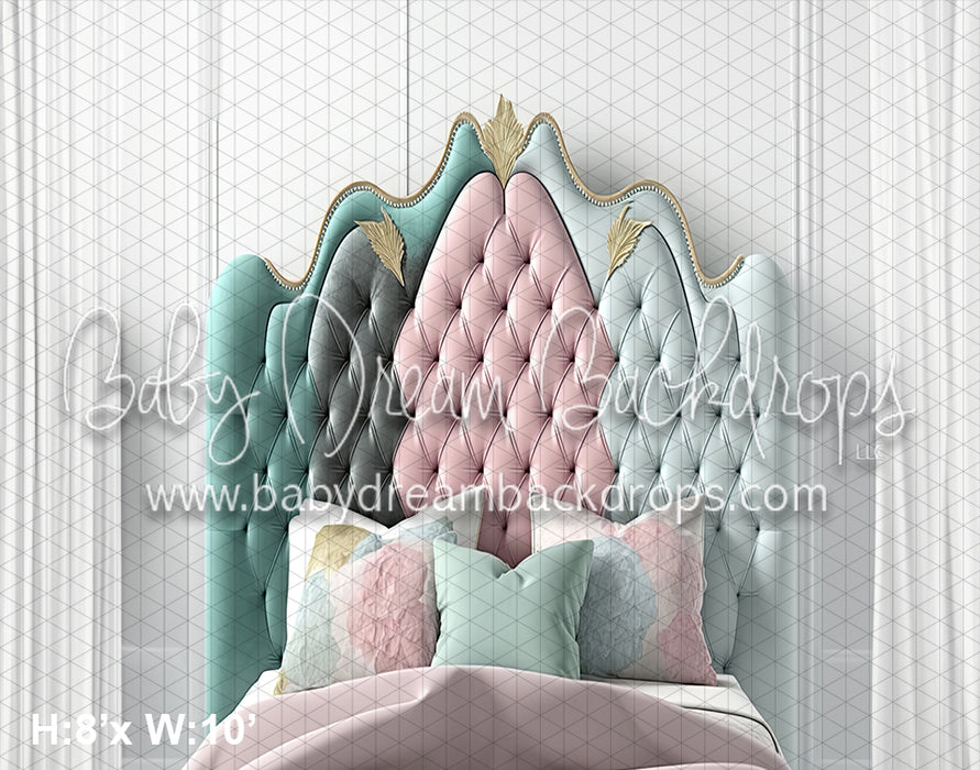 Pastel Tufted Headboard (SM) 
