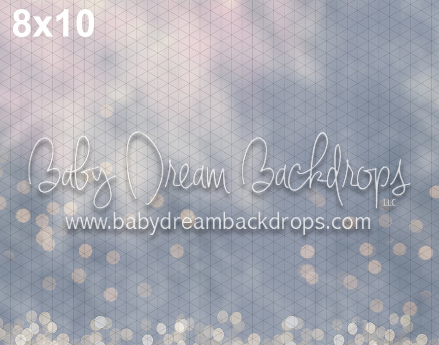 Pastel Snowflake Floor Fabric Drop