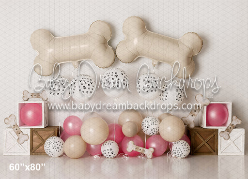 Pawprints and Bones Pink (AZ)