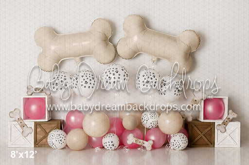 Pawprints and Bones Pink (AZ)