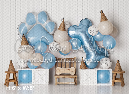 Pawtastic Birthday Blue (AZ)