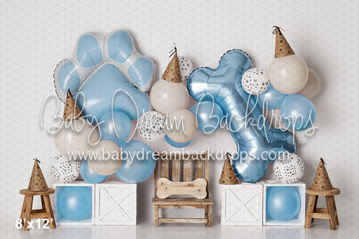 Pawtastic Birthday Blue (AZ)