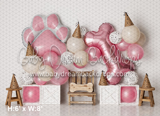 Pawtastic Birthday Pink (AZ)