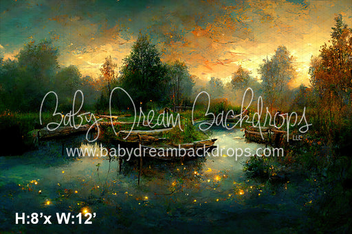 Peaceful Lake Sunset (SM)