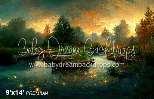 Peaceful Lake Sunset (SM)