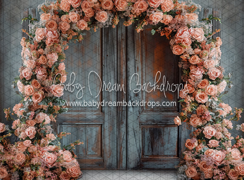 Peachy Spring Floral Arch (JA)