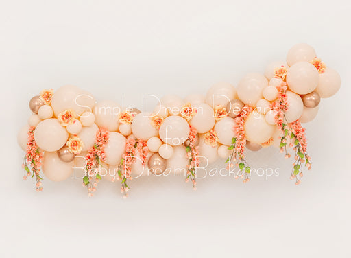 Peachy Balloon Garland