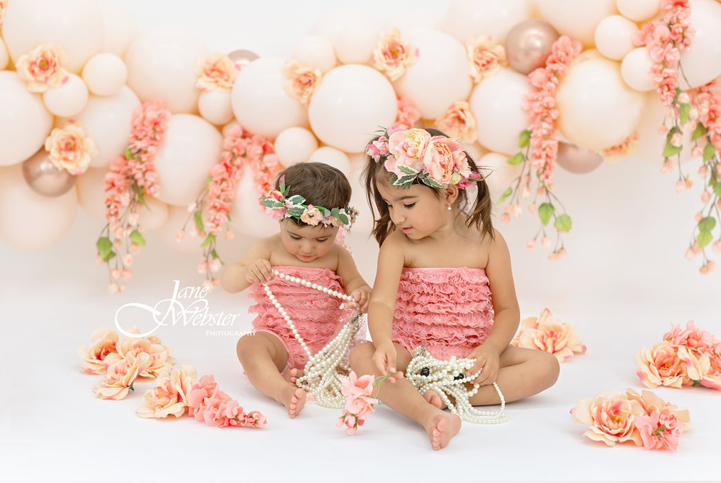 Peachy Balloon Garland