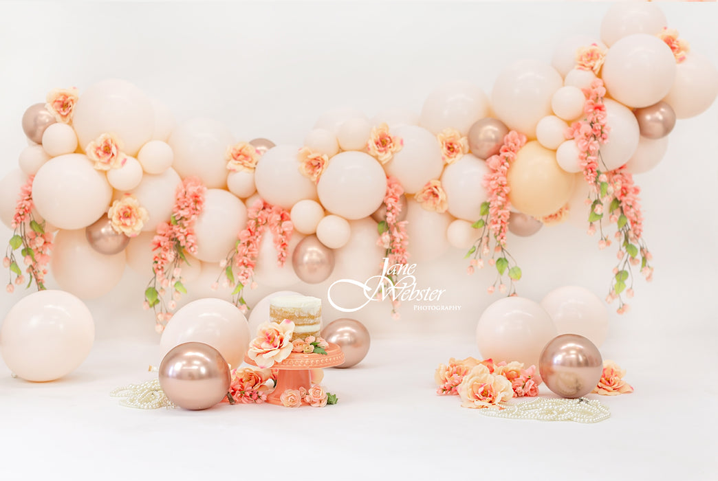Peachy Balloon Garland