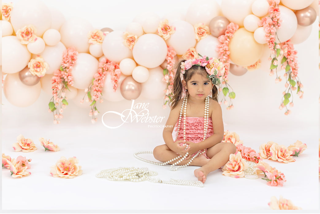 Peachy Balloon Garland