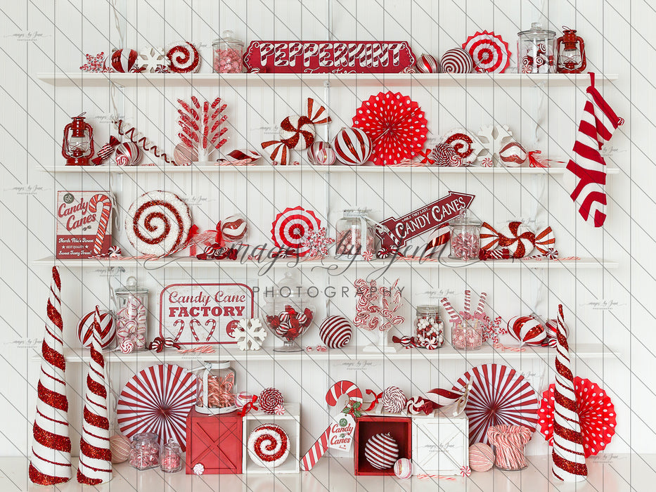Peppermint Shelves