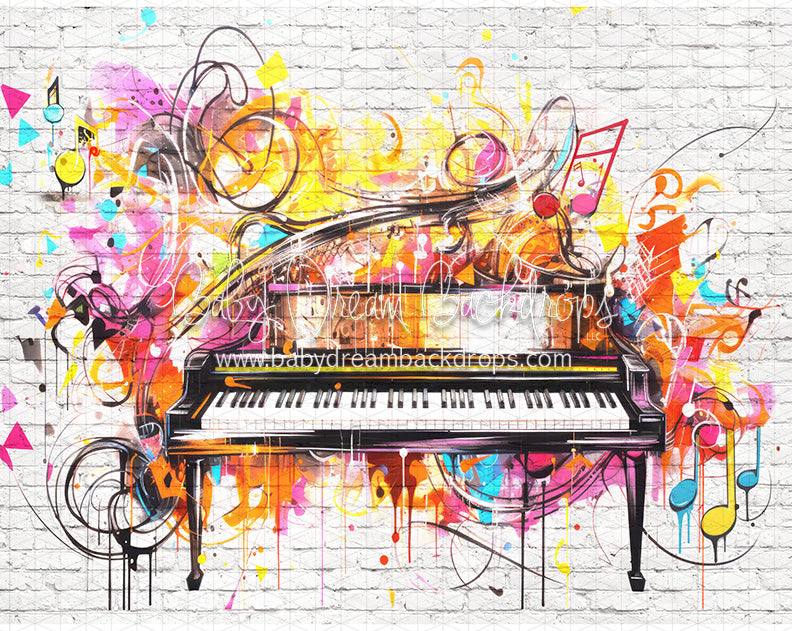 Piano Graffiti Brick (JA)