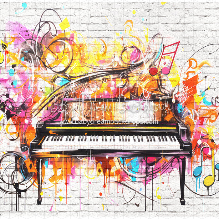 Piano Graffiti Brick (JA)
