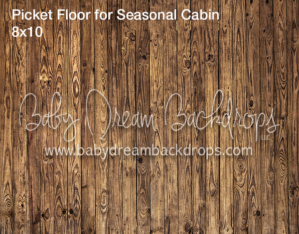 Picket Floor for Seasonal Cabin