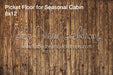 Picket Floor for Seasonal Cabin